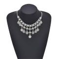 N-8204 Gypsy Afghan Coin Tassel Necklace for Women