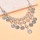 N-8204 Gypsy Afghan Coin Tassel Necklace for Women