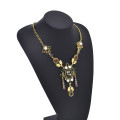 N-8207 Boho Vintage Gold Necklaces Delicate Pattern Beads Earrings and Forehead Pendants Chains Women Girls Gifts