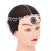F-1124 Ethnic Colorful Red Green Crystal Acrylic Beads Women Hair Accessories