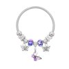 B-1281 Random Color Women Butterfly Bracelets Alloy Pendant Ethnic Charms Bracelets