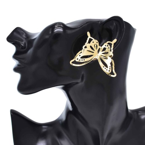 E-6646 New Bohemian Style Hollow Out Butterfly Pattren Ear Stud Women Earrings