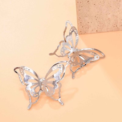 E-6646 New Bohemian Style Hollow Out Butterfly Pattren Ear Stud Women Earrings