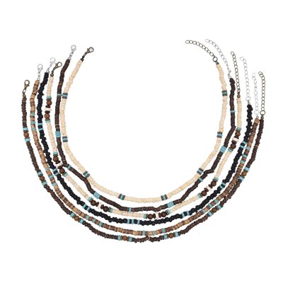 N-8211 Handmade Women Beads Necklaces Statement Bohemian Ethnic Chokers Necklaces