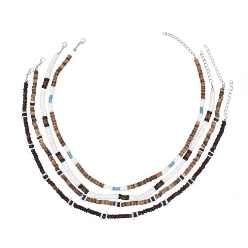 N-8211 Handmade Women Beads Necklaces Statement Bohemian Ethnic Chokers Necklaces