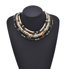 N-8211 Handmade Women Beads Necklaces Statement Bohemian Ethnic Chokers Necklaces