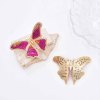 E-6648 Cute Butterlfy Women Stud Earrings Alloy Sequin Elegant Party Statement Earrings