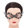N-8222 Green Black Red White Crystal Eye Mask Sexy Ball Mask