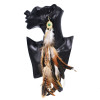 E-6650 Handmade Natural Long Statement Feather Dangle Earrings Bohemian Feather Earrings for Women Dangle