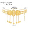 N-8225 Golden Women Body Jewelry Coin Tassel Bohemian Ethnic Waist Chains