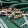 N-8226 Boho Hot Sale Rhinestone Masquerade Face Masks Crystal Party Mask for Girls