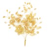 N-8227 Golden Leaves Branch Pearl Flower Bride Holding Flowers In Hand Bride Wedding Accessories