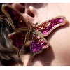 E-6648 Cute Butterlfy Women Stud Earrings Alloy Sequin Elegant Party Statement Earrings