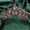 F-1132 Baroque Retro Bridal Tiaras Crown Hollowed Women Headband Wedding Hair Accessories