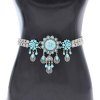 N-8231 Vintage Women Body Jewelry Pendant Bohemian Ethnic Waist Chains