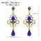 E-6658 Rhinestones Women Drop Earrings Pendant Bohemian Ethnic Charms Earrings
