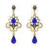E-6658 Rhinestones Women Drop Earrings Pendant Bohemian Ethnic Charms Earrings