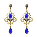 E-6658 Rhinestones Women Drop Earrings Pendant Bohemian Ethnic Charms Earrings