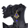 E-6658 Rhinestones Women Drop Earrings Pendant Bohemian Ethnic Charms Earrings
