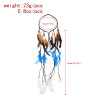 F-1133 Women's ethnic style feather tassel beaded headwear