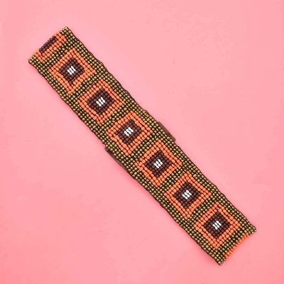 N-8241 Fashion Acrylic Beads Women Belly Belt Wood Interface