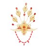 F-1135 Golden Peacock Women Hair Jewelry Ethnic Thailand Wedding Party Headband