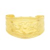 B-1288 Vintage Gold Silver Tibetan Ethnic Open Metal Bracelet