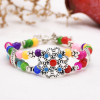 B-1290 Hot selling new ethnic style colorful beaded women's bracelet