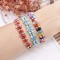 B-1292 Tibetan Ethnic Colorful Beaded Bracelet for Women