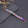 B-1293 Exclusive Custom Colored Beaded Bohemian Style Women's Fashion Bracelet