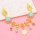 F-1137 Vintage Ethnic Gold Alloy Hair Accessories Green Stone Coin Tassel For Women