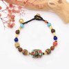 B-1298 Vintage Colorful Tibetan Ethnic Bell Bracelet for Women