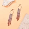 E-6670 Fashion Colorful Alloy Dangle Earrings for Women Party Dance Jewelry