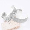 B-1305 Two-Style Vintage Silver Open Bracelet for Women Party Gift