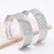 B-1305 Two-Style Vintage Silver Open Bracelet for Women Party Gift