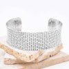 B-1305 Two-Style Vintage Silver Open Bracelet for Women Party Gift