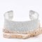 B-1305 Two-Style Vintage Silver Open Bracelet for Women Party Gift