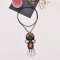 N-8254 Ethnic Colorful Small Beads Tassel Necklace for Women