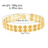 N-7764 Indian Double Chain Women Belt Body Jewelry Indian France Gold Metal Hollow Flower Belly Dance Waist Belt Chains for Women