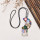 N-8256 New Retro Ethnic Style Handmade Acrylic Two Color Crescent Pendant For Women's Fashion Tassel Necklace