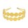 F-1143 Bilayer Coin Hairband Golden Bohemian Ethnic Wedding Party Hair Jewelry