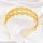 F-1143 Bilayer Coin Hairband Golden Bohemian Ethnic Wedding Party Hair Jewelry