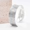 B-1311 Tibetan Vintage Silver Carved Flower Open Bracelet for Women