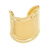 B-1312 Gold Silver Alloy Open Bracelet for Women European American Fashion Simple Bracelets