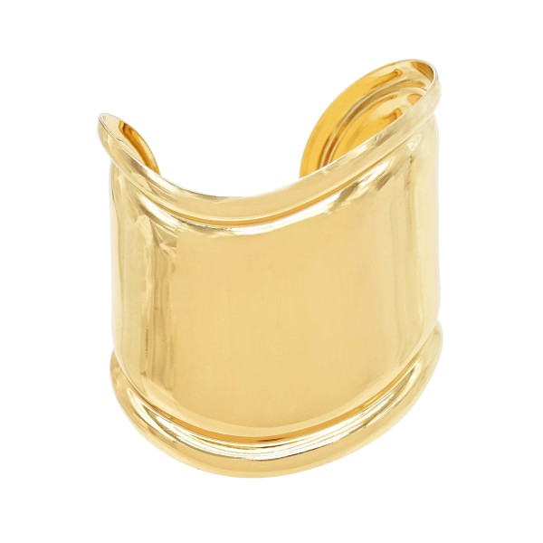 B-1312 Gold Silver Alloy Open Bracelet for Women European American Fashion Simple Bracelets
