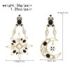 E-6673 Star Moon Women Drop Earrings Bohemian Ethnic Rhinestones Charms Earrings