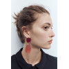 E-6677 Acrylic Drop Gemstone Dangle Earrings Women Fashion Resin Earrings