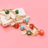N-8264 Bohemian Fashion Colorful Necklace Coin Chains Colorful Beads Necklace for Women