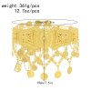 N-8267 Golden Coin Tassel Women Body Jewelry Ethnic Statement Waist Chains