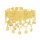 N-8267 Golden Coin Tassel Women Body Jewelry Ethnic Statement Waist Chains